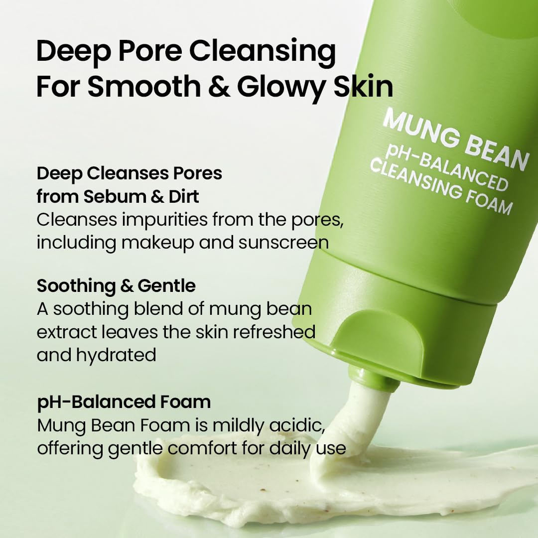 MUNG BEAN pH Balanced Cleansing Foam